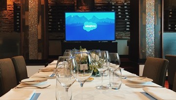 2017, Corporate Event at Opus Restaurant